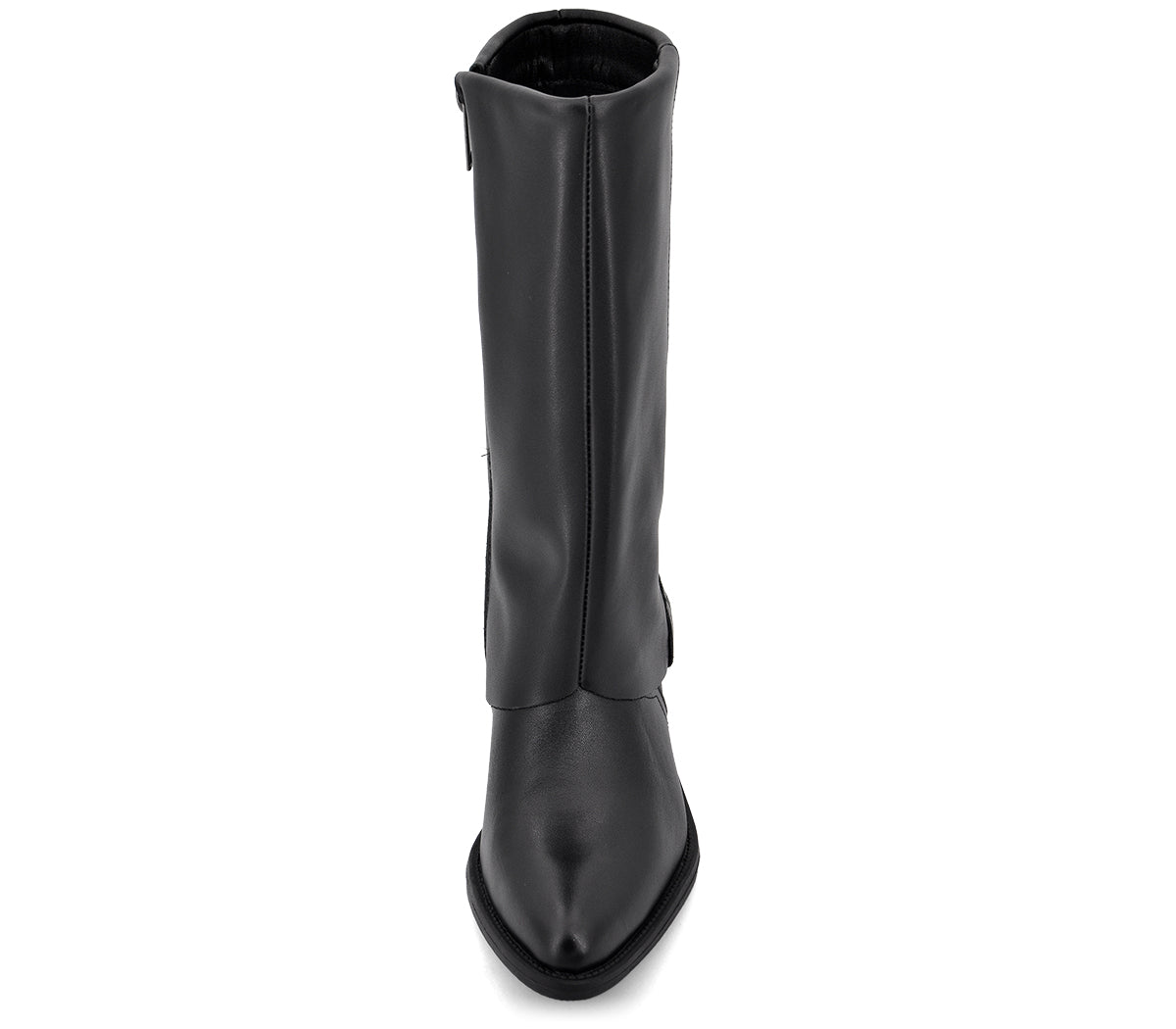 SS1974 BOTAS COWBOY PIEL NEGRA CON POLAINA