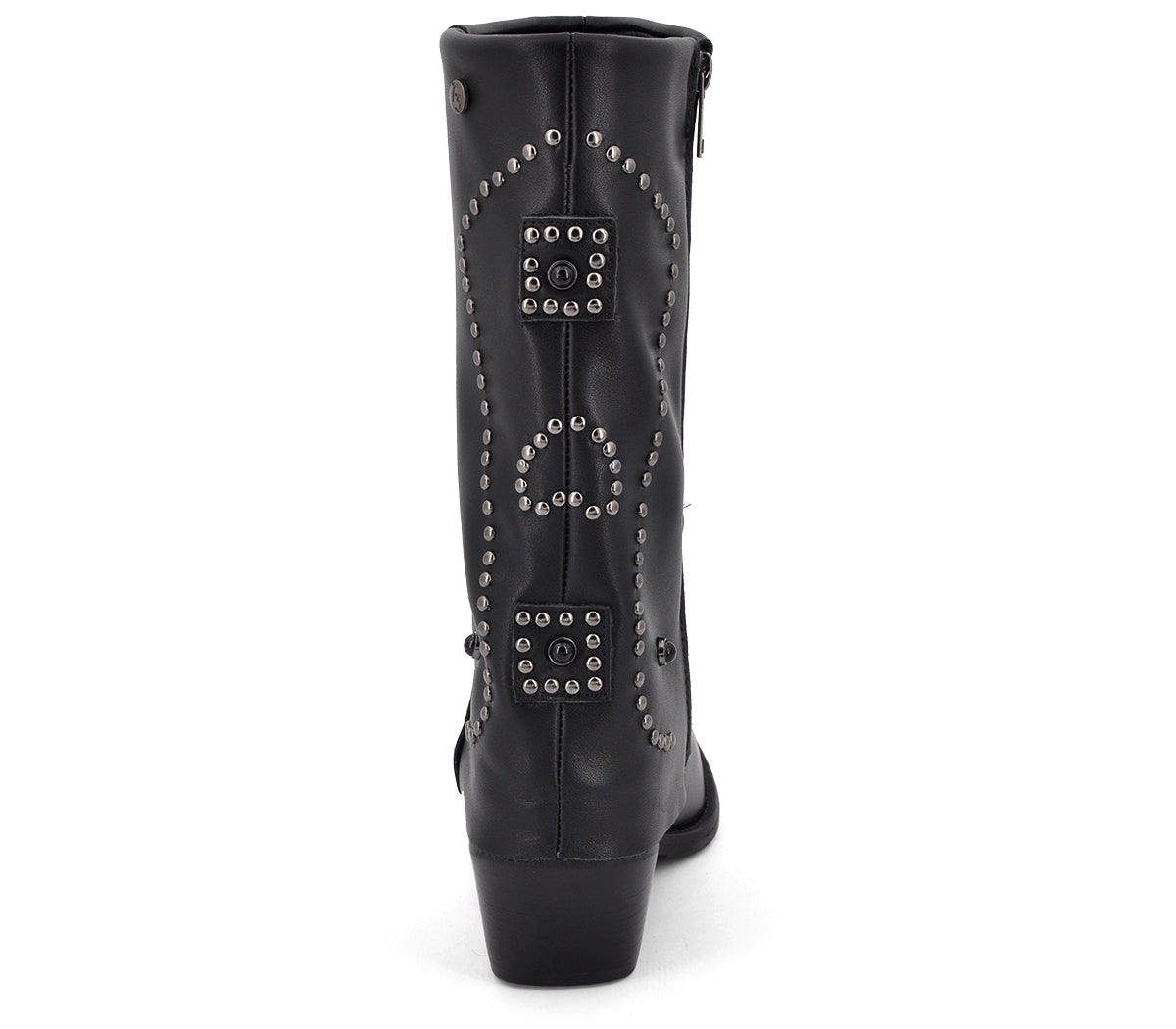 SS1974 BOTAS COWBOY PIEL NEGRA CON POLAINA