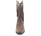 SS827 BOTA COWBOY FLECOS SERRAJE TAUPE