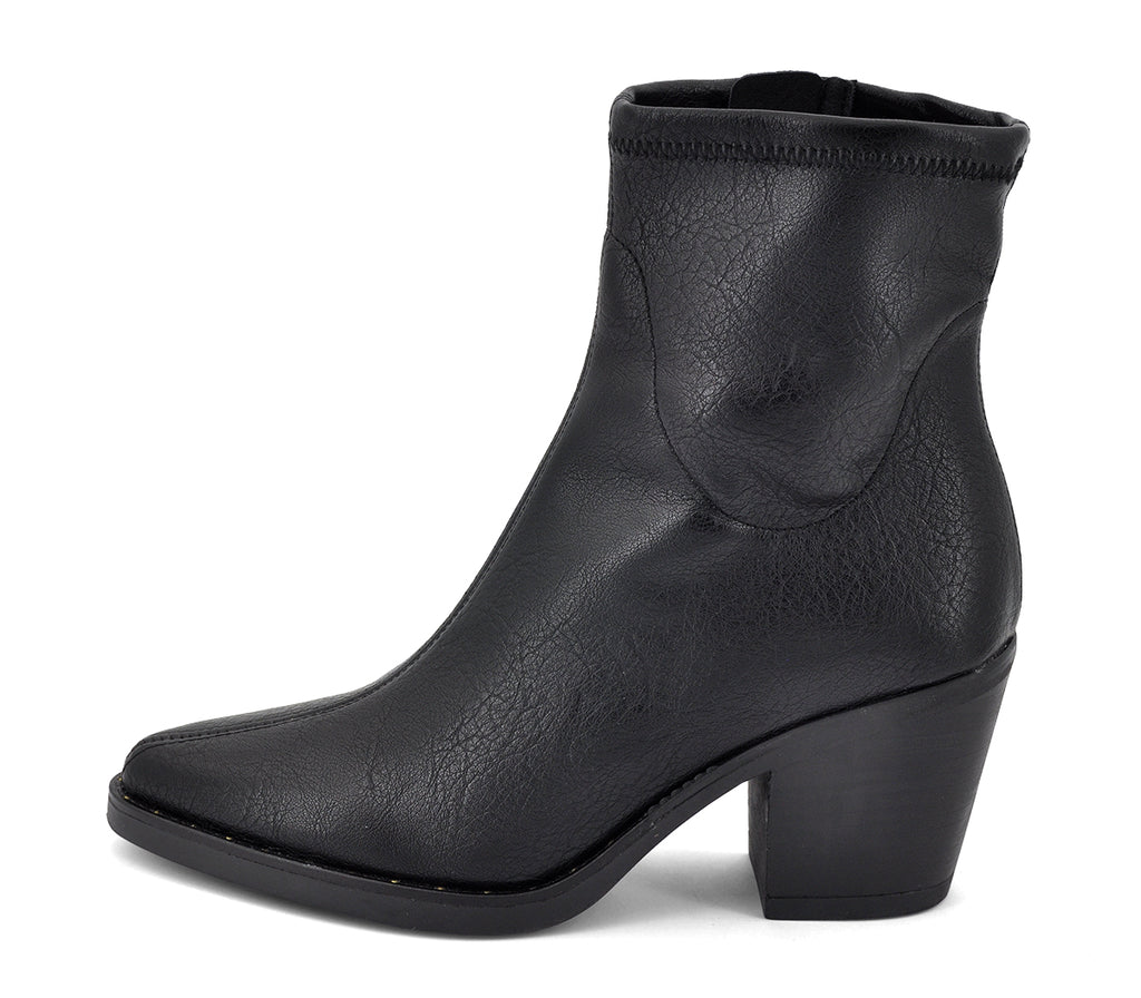 W-7 BOTÍN COWBOY NAPA ELÁSTICA NEGRA