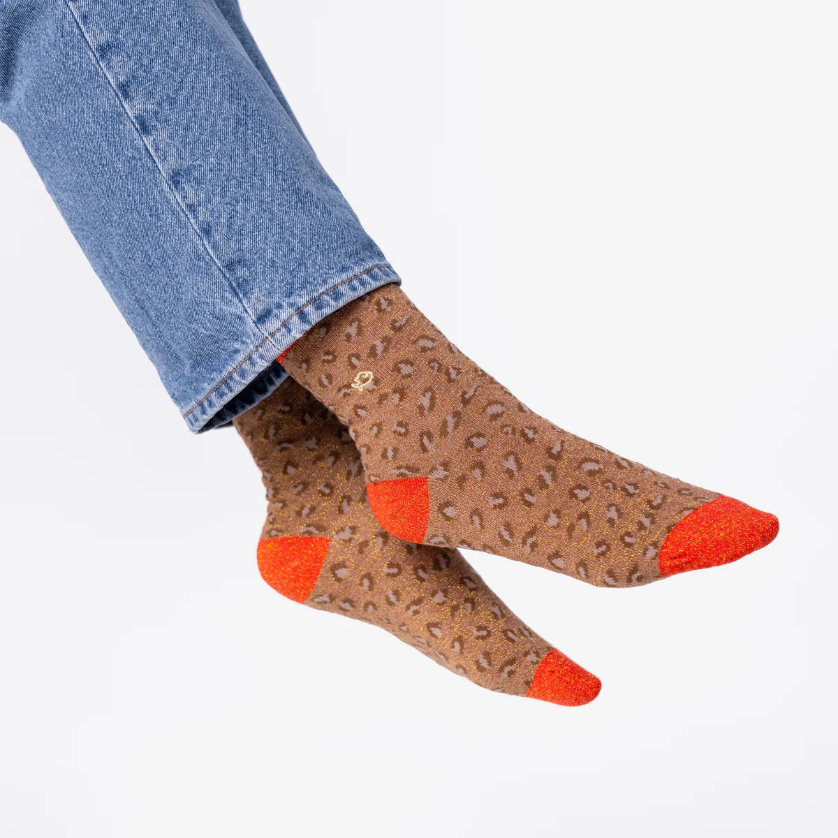 FFL22 CALCETINES LEOPARDO/BEIGE